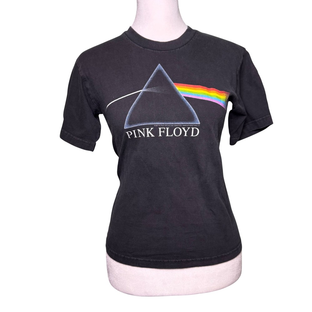 Vintage Pink Floyd Dark Side of the Moon Cygnus Baby Tee 2004 Size Small